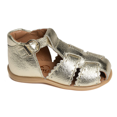 DANUBE Or, Sandales plates & Nu-Pieds Bellamy