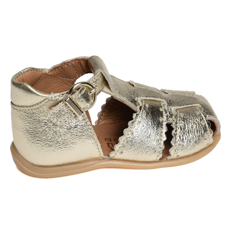 DANUBE Or, Sandales plates & Nu-Pieds Bellamy