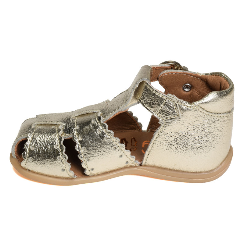 DANUBE Or, Sandales plates & Nu-Pieds Bellamy