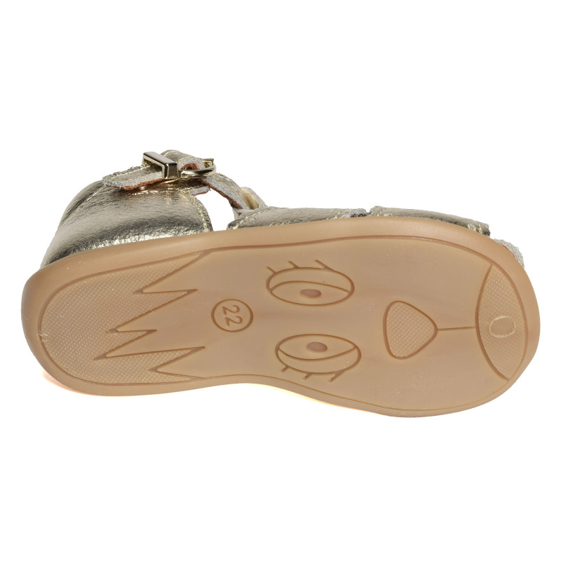 DANUBE Or, Sandales plates & Nu-Pieds Bellamy