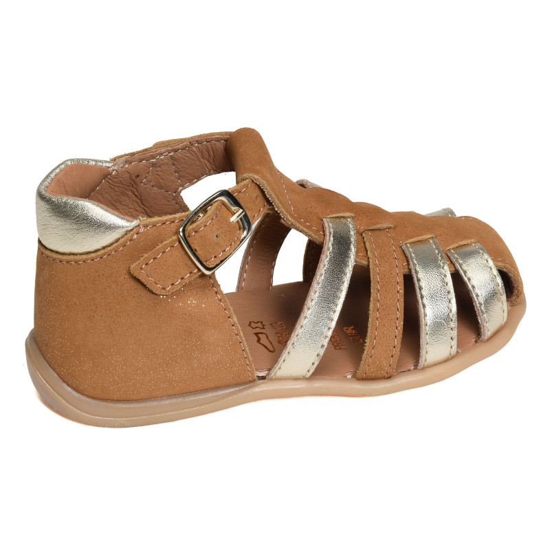 DAX Camel Or, Sandales plates & Nu-Pieds Bellamy