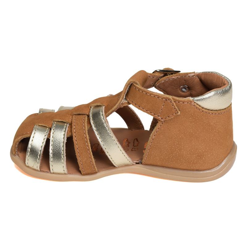 DAX Camel Or, Sandales plates & Nu-Pieds Bellamy