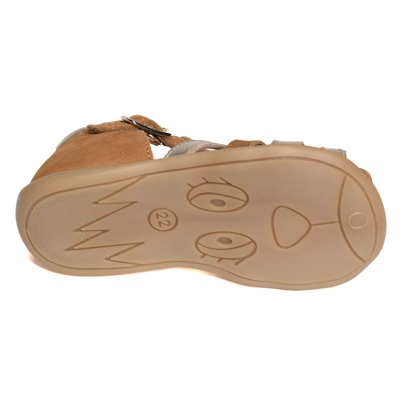 DAX Camel Or, Sandales plates & Nu-Pieds Bellamy