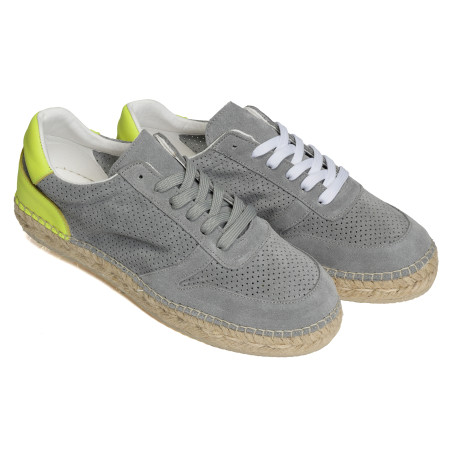 BOSTON Gris Jaune, Sneakers basses Bayona