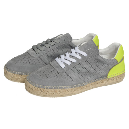 BOSTON Gris Jaune, Sneakers basses Bayona