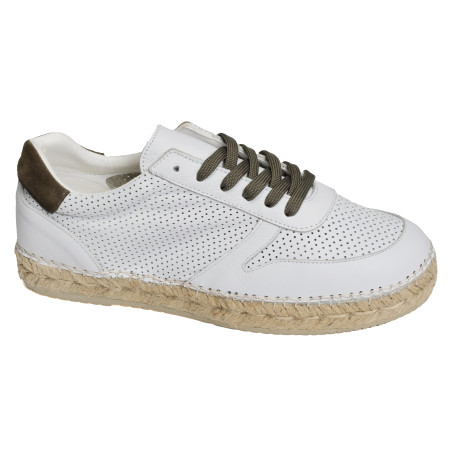 BOSTON Blanc Kaki, Sneakers basses Bayona