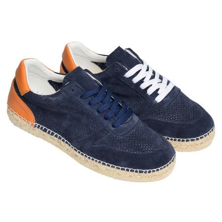 BOSTON Marine Orange, Sneakers basses Bayona