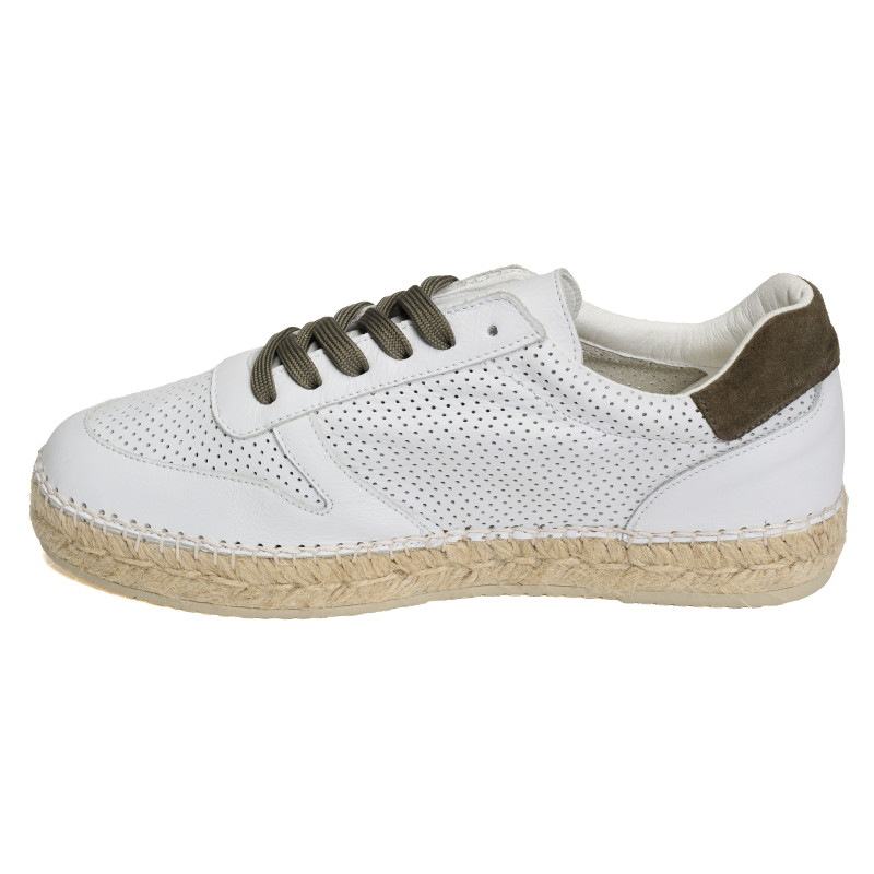 BOSTON Blanc Kaki, Sneakers basses Bayona