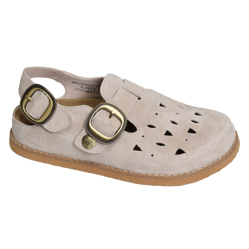 BROWNIEO 13 Beige, Sabots Laura Vita