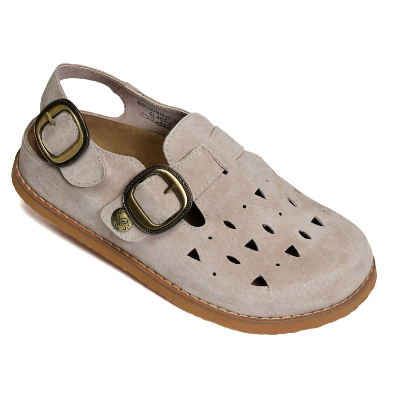 BROWNIEO 13 Beige, Sabots Laura Vita