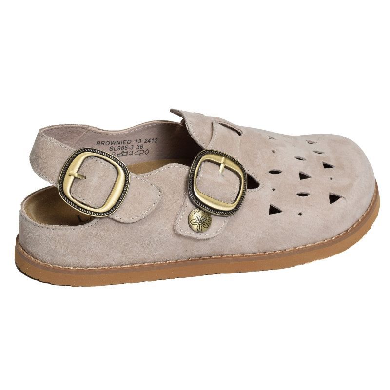 BROWNIEO 13 Beige, Sabots Laura Vita