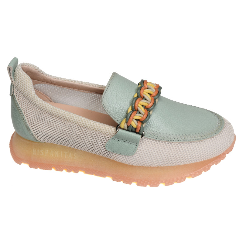 MELBOURNE 253948 Vert Beige, Mocassins Hispanitas