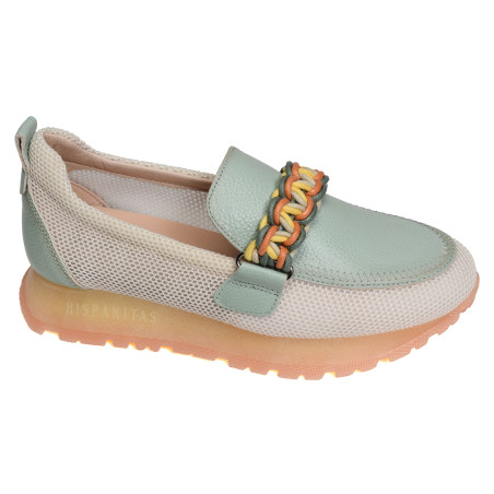 MELBOURNE 253948 Vert Beige, Mocassins Hispanitas