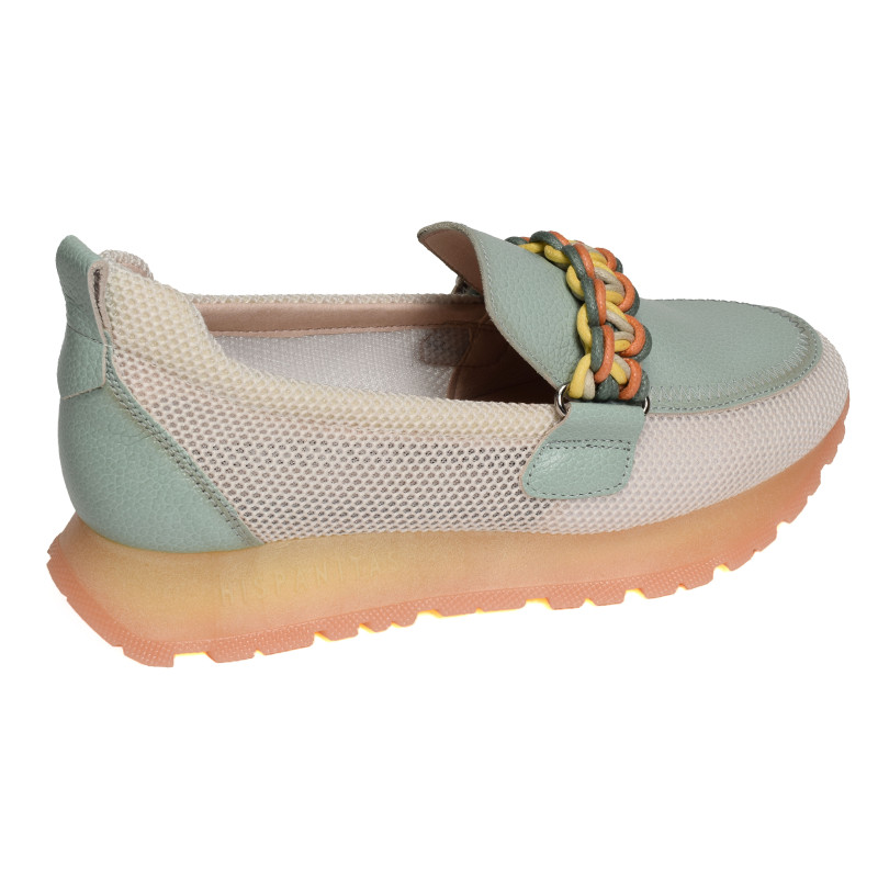 MELBOURNE 253948 Vert Beige, Mocassins Hispanitas