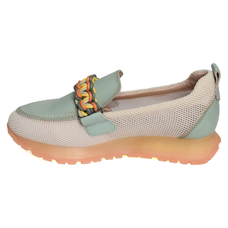 MELBOURNE 253948 Vert Beige, Mocassins Hispanitas
