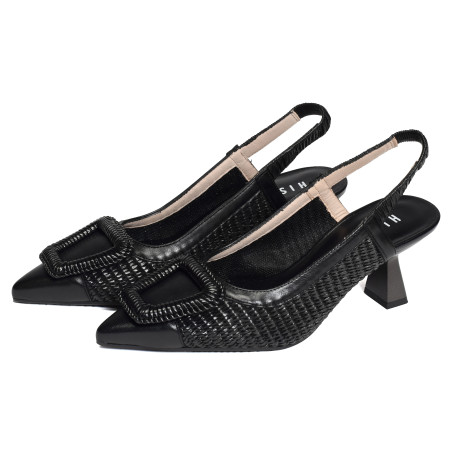 SOHO 254044 Noir, Slingback Hispanitas