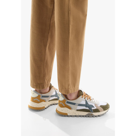 BREEZE 3M Blanc Kaki, Baskets running W6YZ