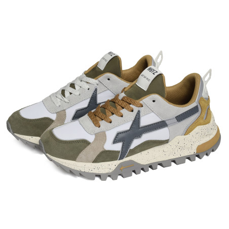BREEZE 3M Blanc Kaki, Baskets running W6YZ