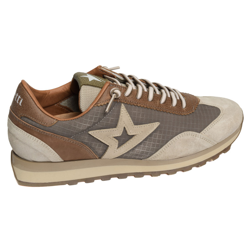C1259 Taupe, Baskets running Cetti