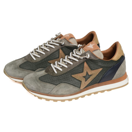 C1259 Kaki, Baskets running Cetti