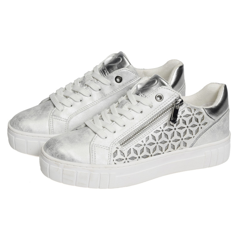 23701 Argent, Sneakers basses Marco Tozzi