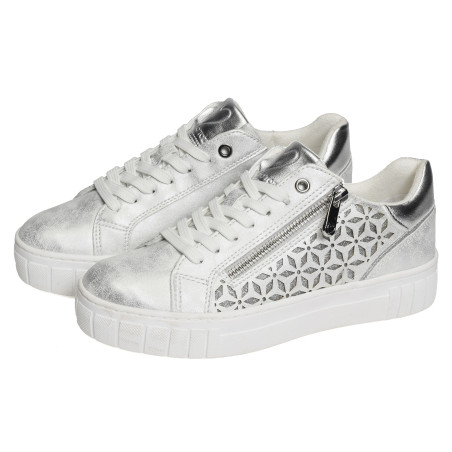 23701 Argent, Sneakers basses Marco Tozzi