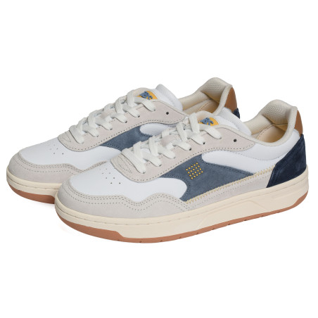 ALMERIO Blanc Bleu, Sneakers basses TBS