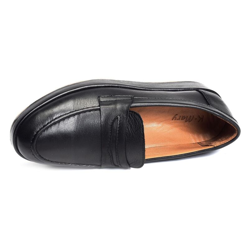 GALIPE Noir, Mocassins K.Mary