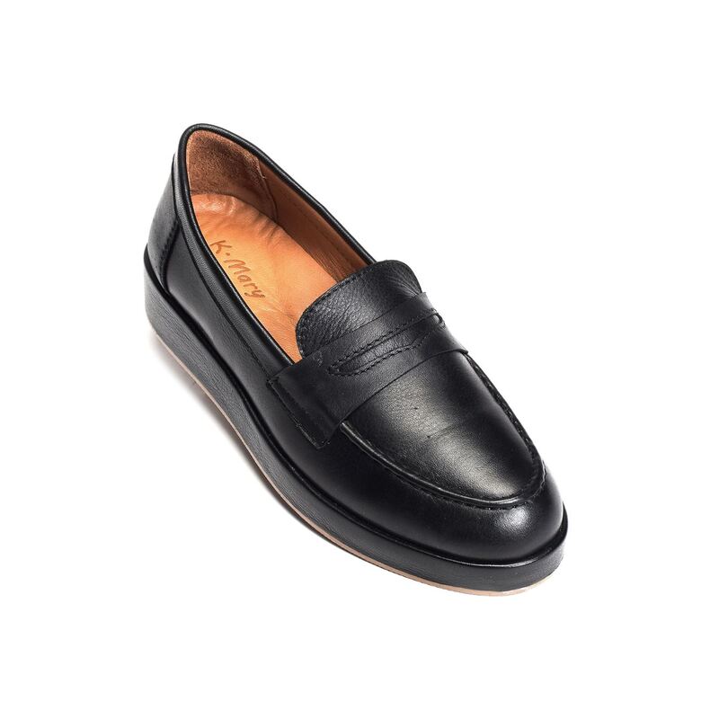 GALIPE Noir, Mocassins K.Mary