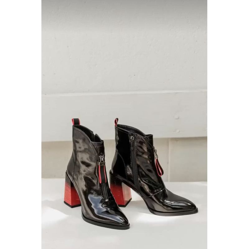 SACERF Verni Noir, Bottines Métamorf'Ose