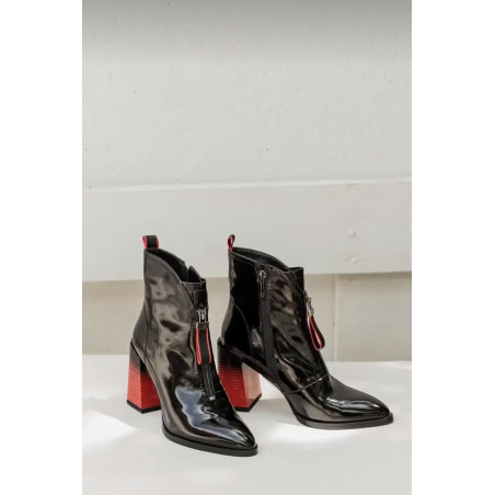 SACERF Verni Noir, Bottines Métamorf'Ose