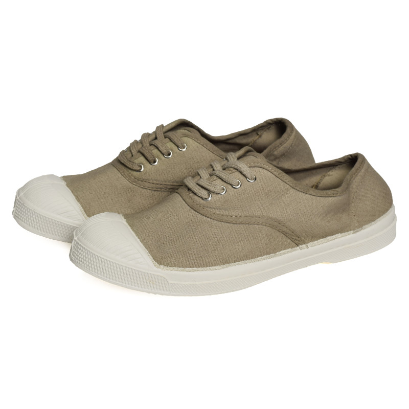 TENNIS LACET Sable, Chaussures basses Bensimon