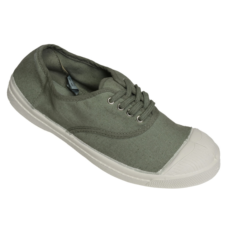 TENNIS LACET Vert Eau, Chaussures basses Bensimon