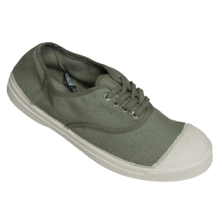 TENNIS LACET Vert Eau, Chaussures basses Bensimon
