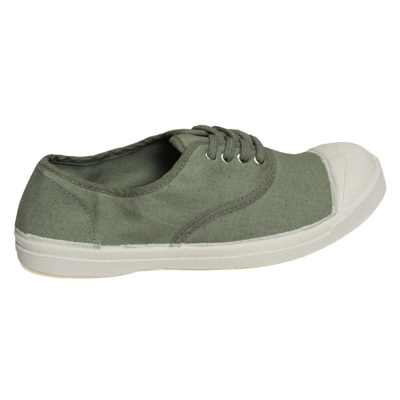 TENNIS LACET Vert Eau, Chaussures basses Bensimon