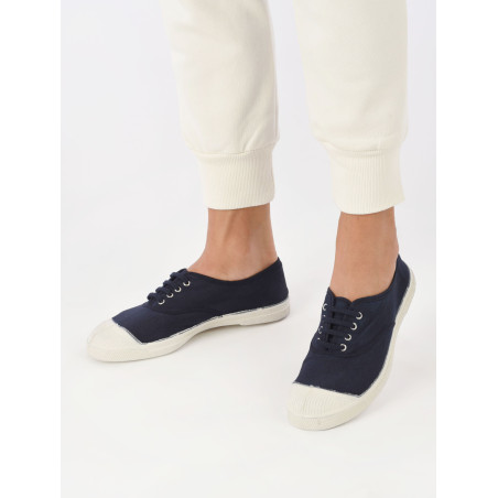 TENNIS LACET Marine, Chaussures basses Bensimon