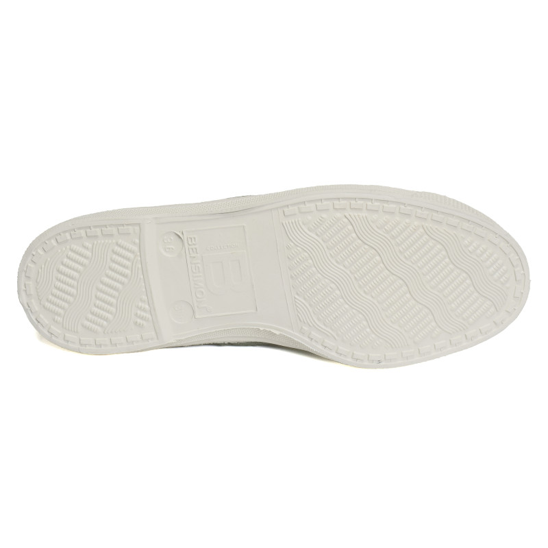 TENNIS LACET Vert Eau, Chaussures basses Bensimon