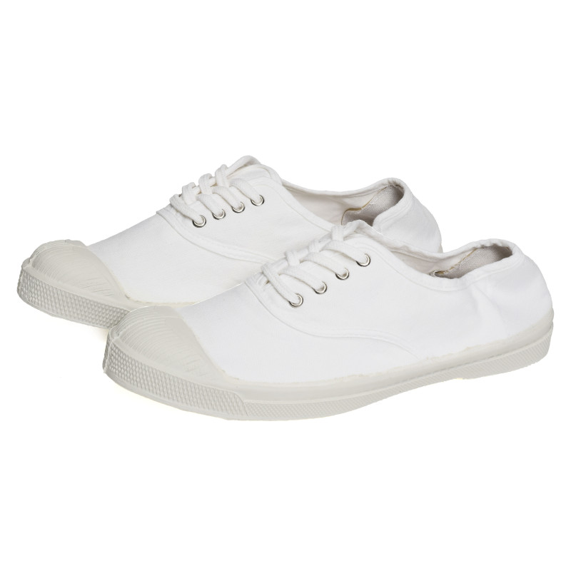 TENNIS LACET Blanc, Chaussures basses Bensimon