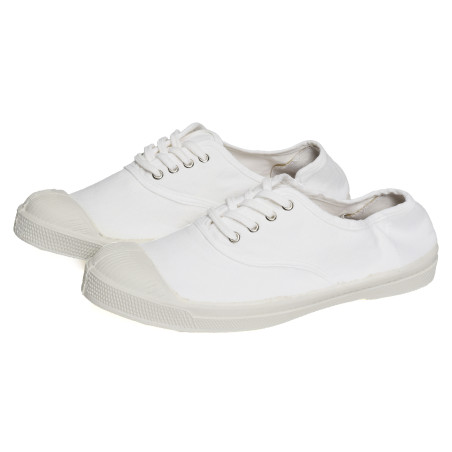 TENNIS LACET Blanc, Chaussures basses Bensimon