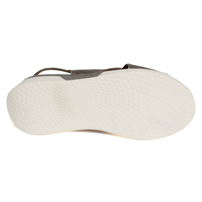 MILLY Champagne, Nu-Pieds à plateforme Coco & Abricot