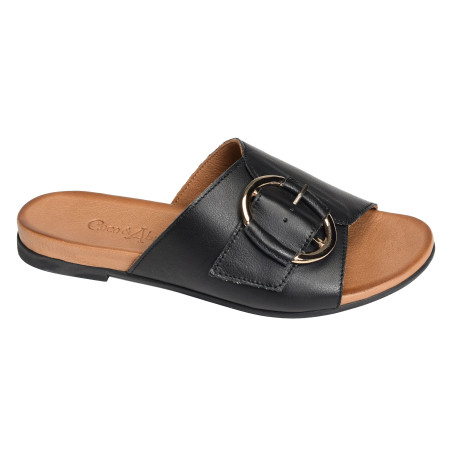 MAGNONCOURT Noir, Mules Coco & Abricot