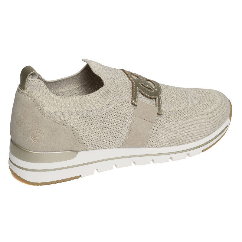 R6713 Beige Platine, Slip-On Remonte