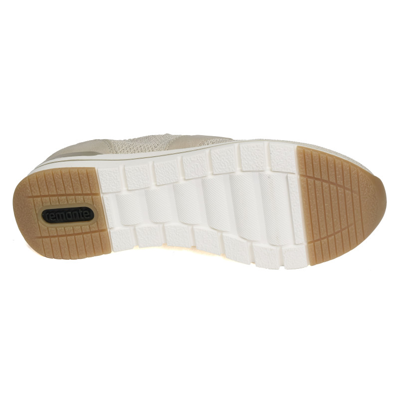R6713 Beige Platine, Slip-On Remonte