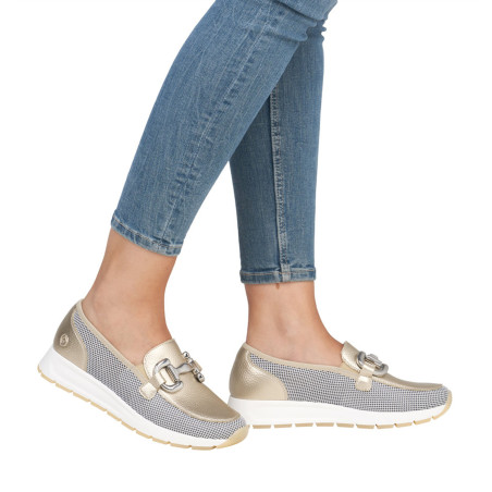 D2G02 Platine, Mocassins Remonte