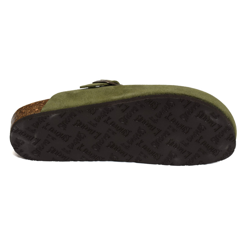 PINATEL Kaki, Mules K.Daques