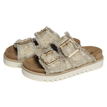 1461708 Beige, Mules Mustang