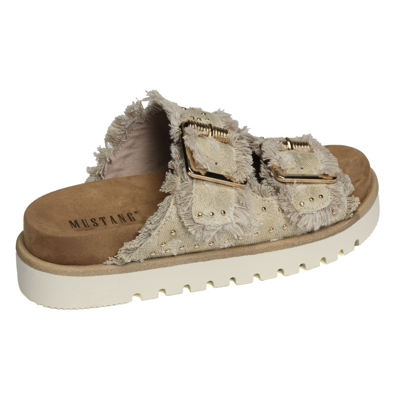 1461708 Beige, Mules Mustang