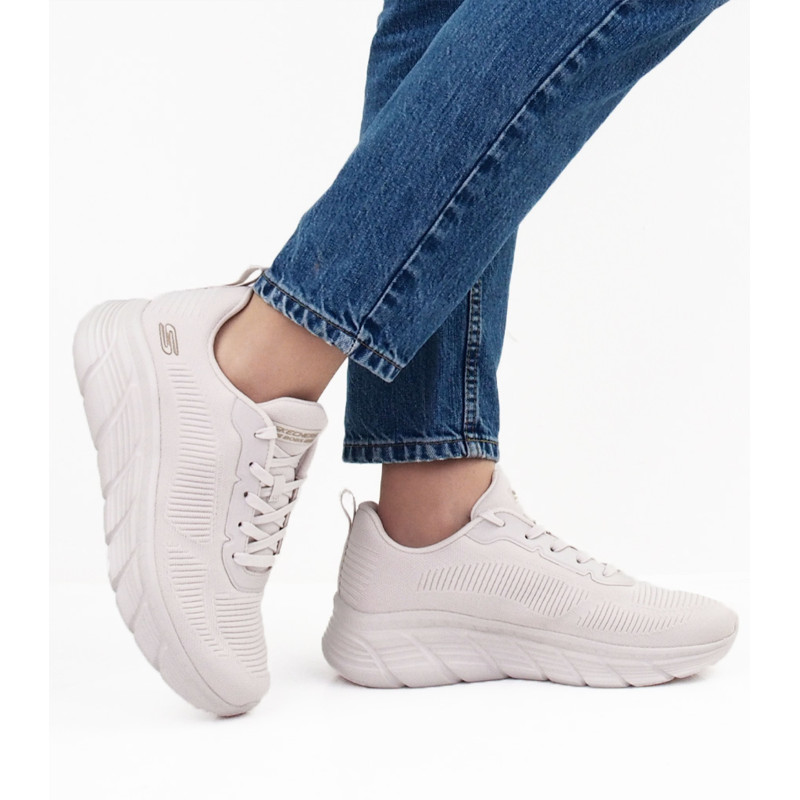 BOBS B FLEX HI Ecru, Baskets running Skechers