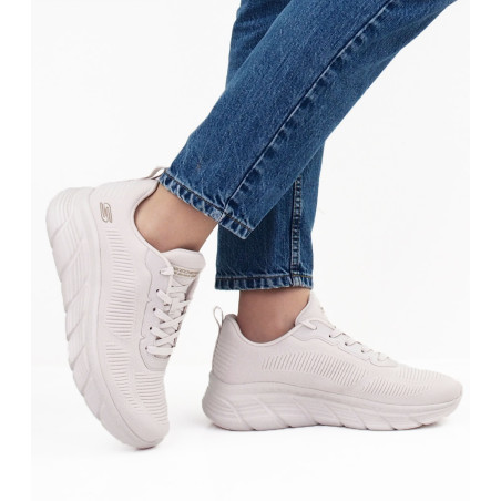 BOBS B FLEX HI Ecru, Baskets running Skechers