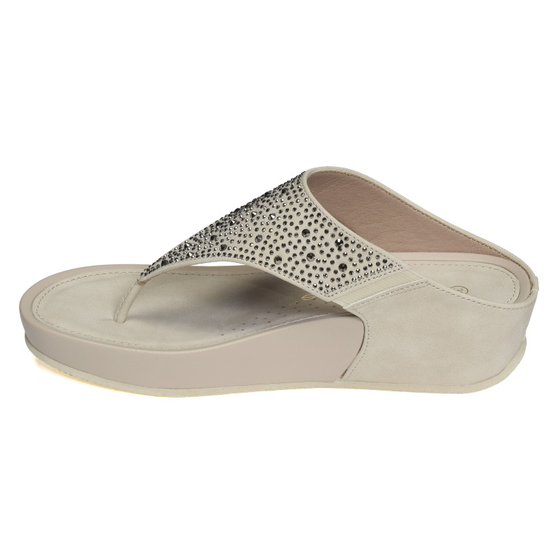 26579 Beige, Tongs Amarpies Confort
